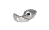 Pillow Talk Sneaky Luxurious Stainless Steel Anal Plug With Swarovski Crystal Butt Plugs